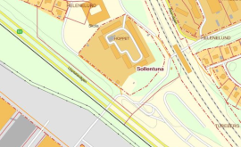 karta över Helenelund