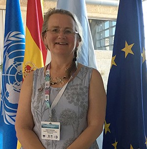 En glad Ingela Isaksson ska ingå i en global expertgrupp för havsplanering. Foto: privat 