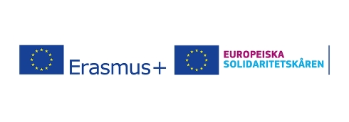 Loggor Erasmus+ och Europeiska Solidaritetskåren